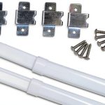 Kirsch White Sash Window Rod Alloy Steel Wall Mounted-0