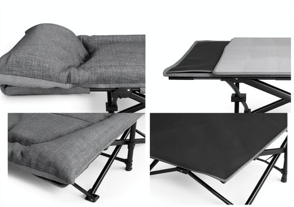 ATORPOK Camping Cot Instant Setup Heavy Duty Steel Frame-2