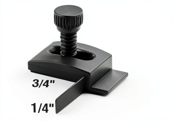 Prime Line Storm Door Clips White Aluminum Adjustable-1