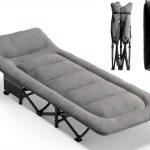 ATORPOK Camping Cot Instant Setup Heavy Duty Steel Frame-0