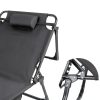 FozsKeylf Camping Cot Metal Frame Portable Foldable Design-5