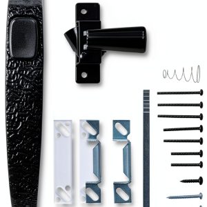 Wright Products Colonial Push Button Latch Black VC333BL-0