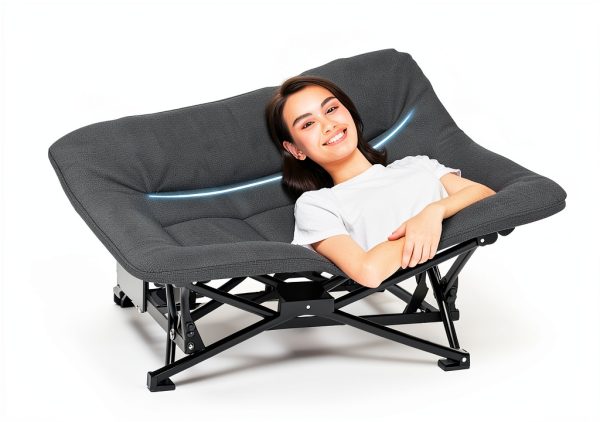 ATORPOK Camping Cot Instant Setup Heavy Duty Steel Frame-5