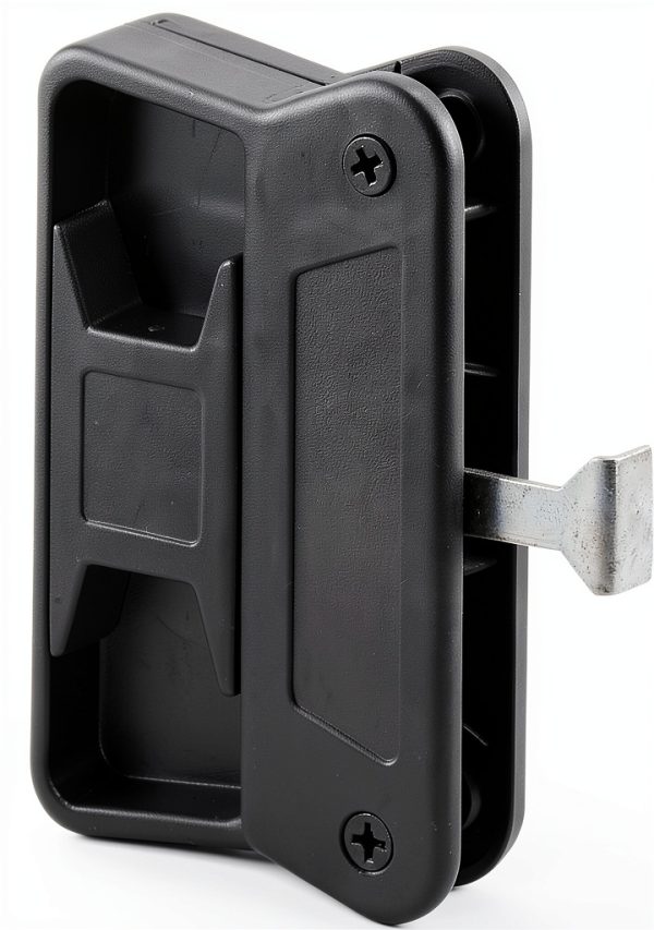 Prime-Line Screen Door Handle Black Screw-In Non-Handed-0