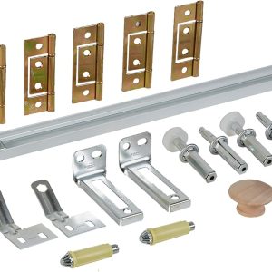National Hardware White Bi Fold Door Hardware Set 60 Inch-0