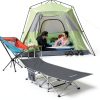 KingCamp Camping Cot Heavy Duty Polyester Folding Cot-1