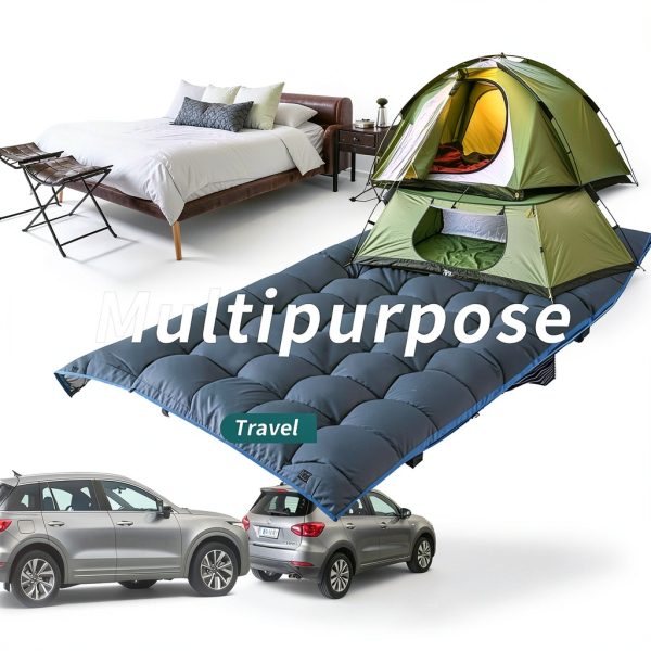 NESDCC Camping Cot Extra Large Upholstered Metal Frame-4