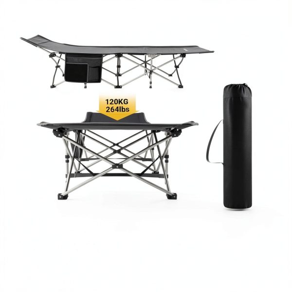 KingCamp Camping Cot Heavy Duty Polyester Folding Cot-2