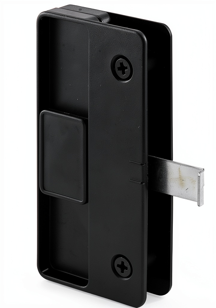 PRIME-LINE sliding screen door handle installed on a door