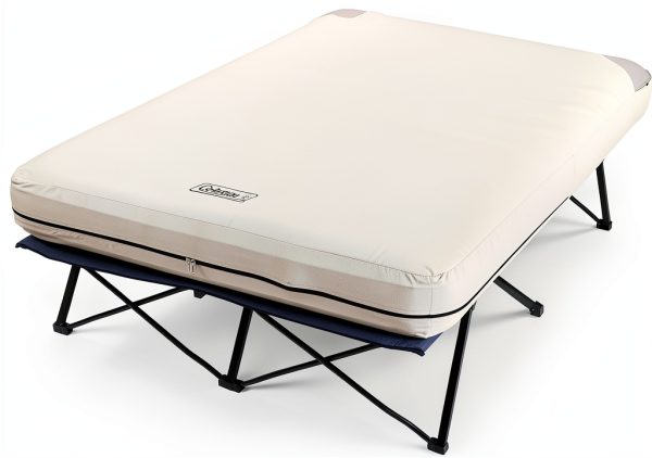 Coleman Queen Airbed Cot Built In Frame Adult Camping-0