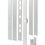 Prime-Line Jamb Repair Kit White Steel Door Security-0
