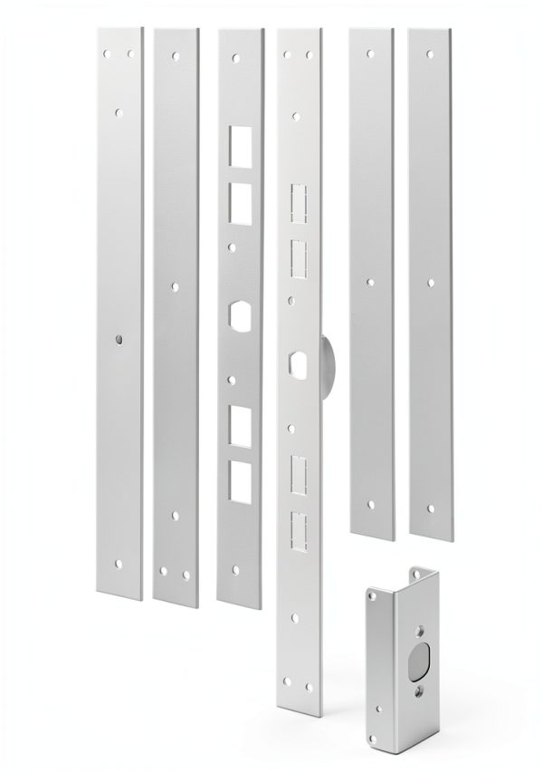 Prime-Line Jamb Repair Kit White Steel Door Security-0