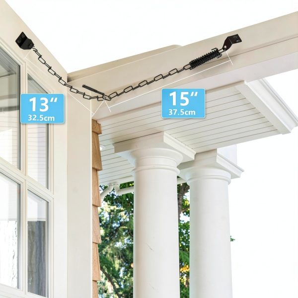 WINONLY Storm Door Chain Alloy Steel Wind Protection-1