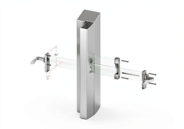 Ideal Security In Swing Door Handle Black Metal Locking-6
