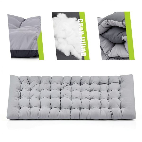 FozsKeylf Camping Cot Metal Frame Portable Foldable Design-3