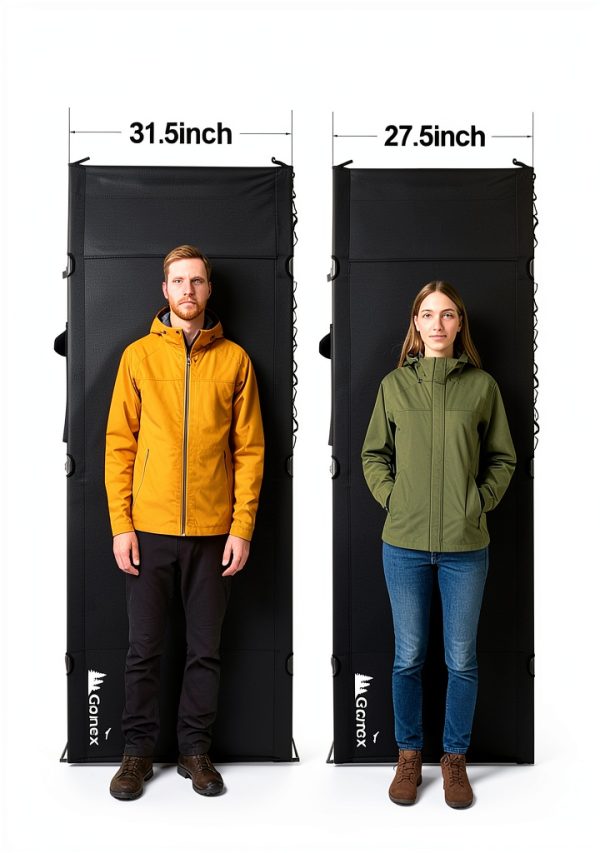 Gonex Camping Cot Wide Lightweight Aluminum Adjustable-6