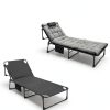 FozsKeylf Camping Cot Metal Frame Portable Foldable Design-6