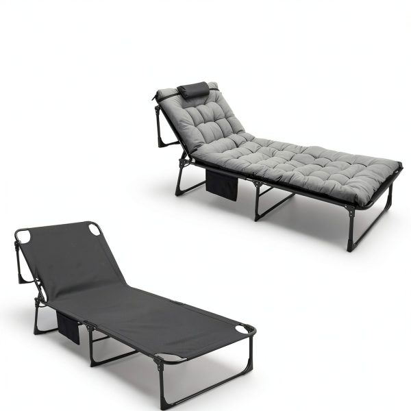 FozsKeylf Camping Cot Metal Frame Portable Foldable Design-6