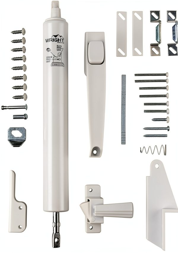 Hampton Screen Door Closer Kit Adjustable Speed Bronze White-0