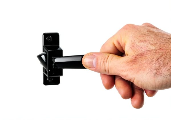 Wright Products Colonial Push Button Latch Black VC333BL-2
