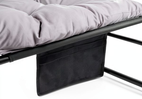 FozsKeylf Camping Cot Metal Frame Portable Foldable Design-2